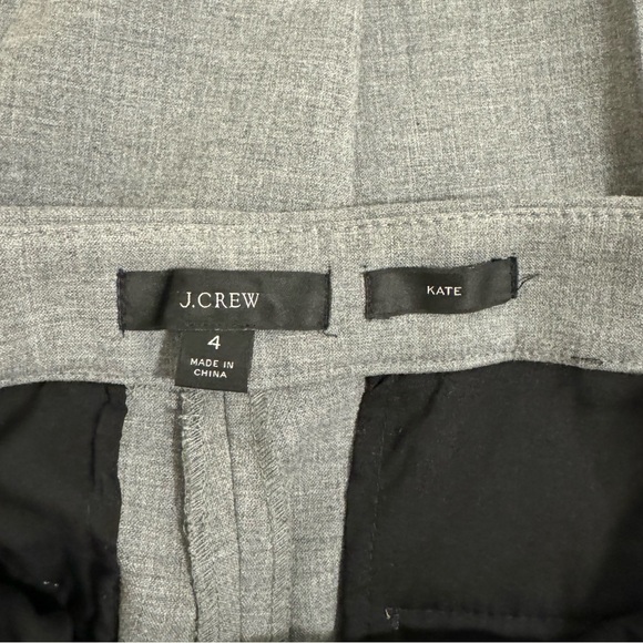 J.Crew Kate straight-leg pant in four-season stretch (grey) - Picture 9 of 14
